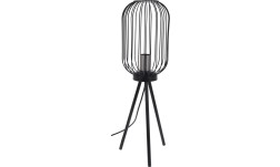 Lampa kovová stříbrná 60 x 17,5 cm